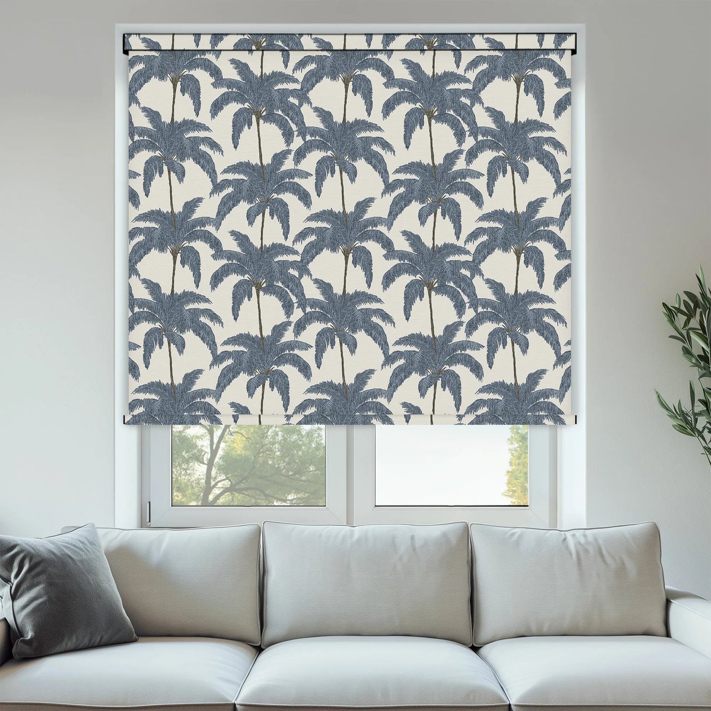 Vintage Palm Indigo