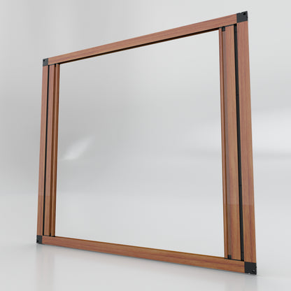 Double Doors Sliding Pleated Fly Screen  - Made to measure