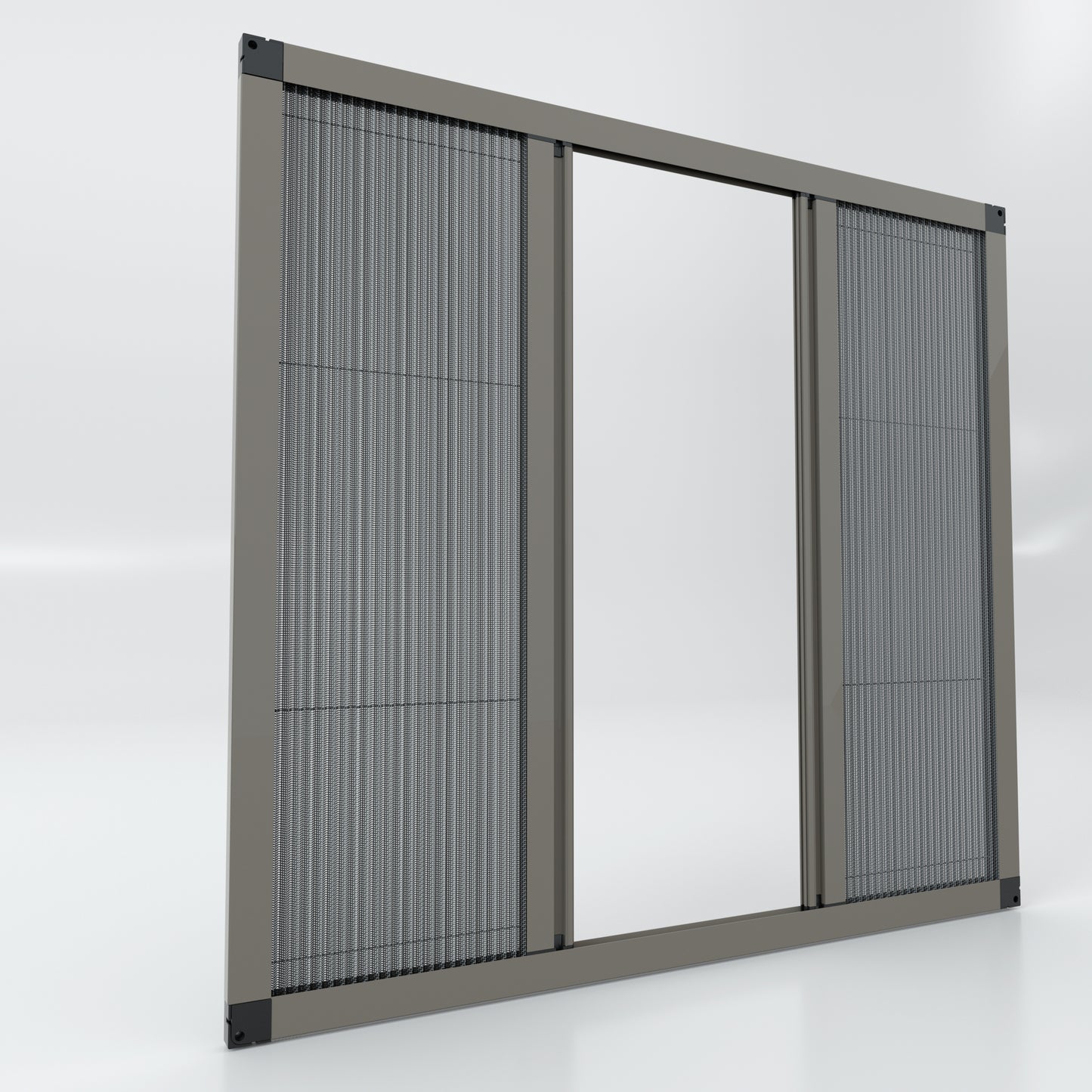 Double Sliding Pleated Fly Screen  - Made to measure