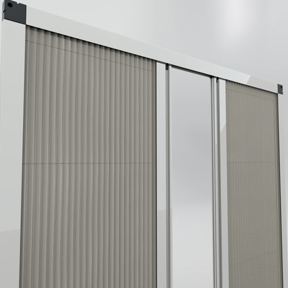 Double Sliding Pleated Fly Screen  - Made to measure