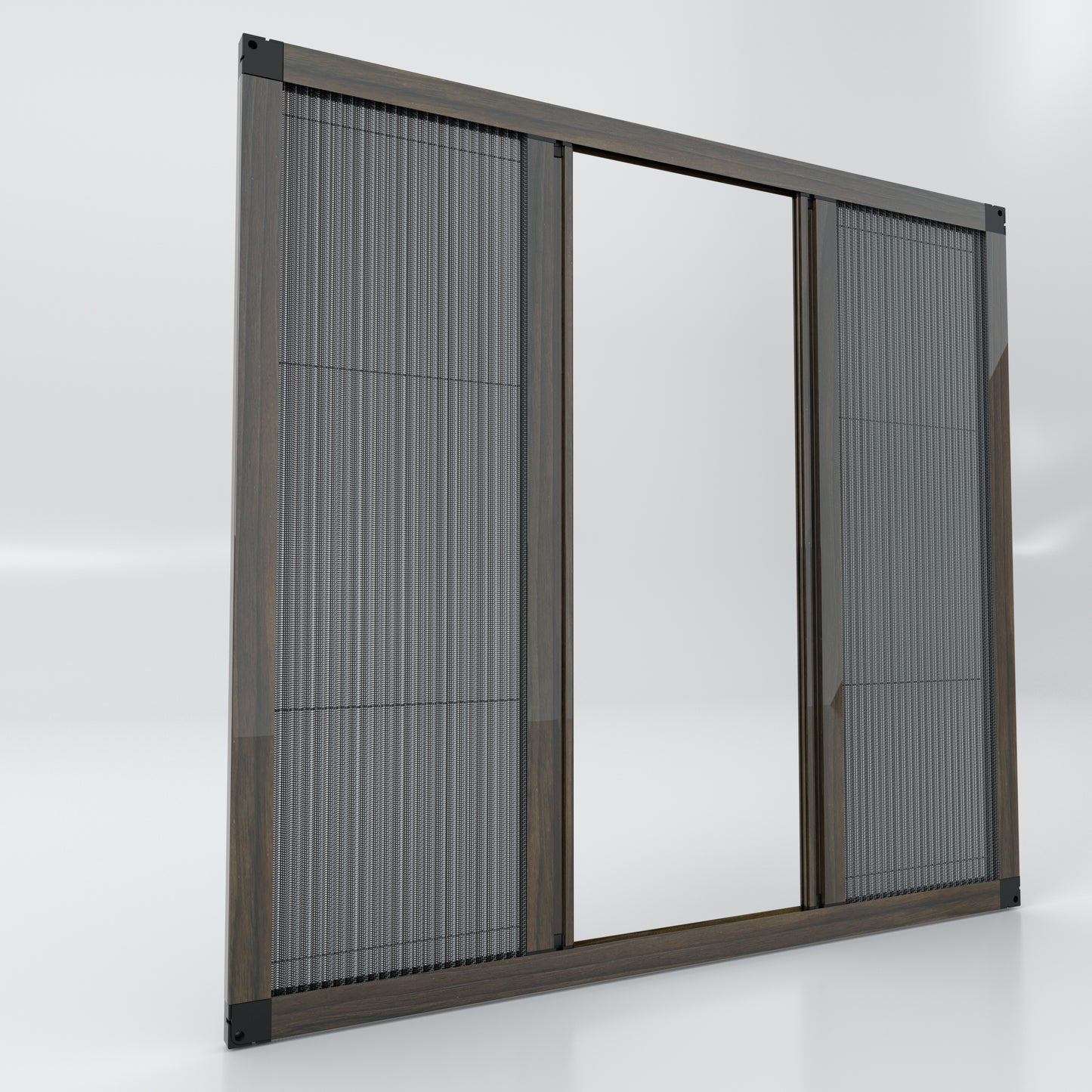 Double Sliding Pleated Fly Screen  - Made to measure
