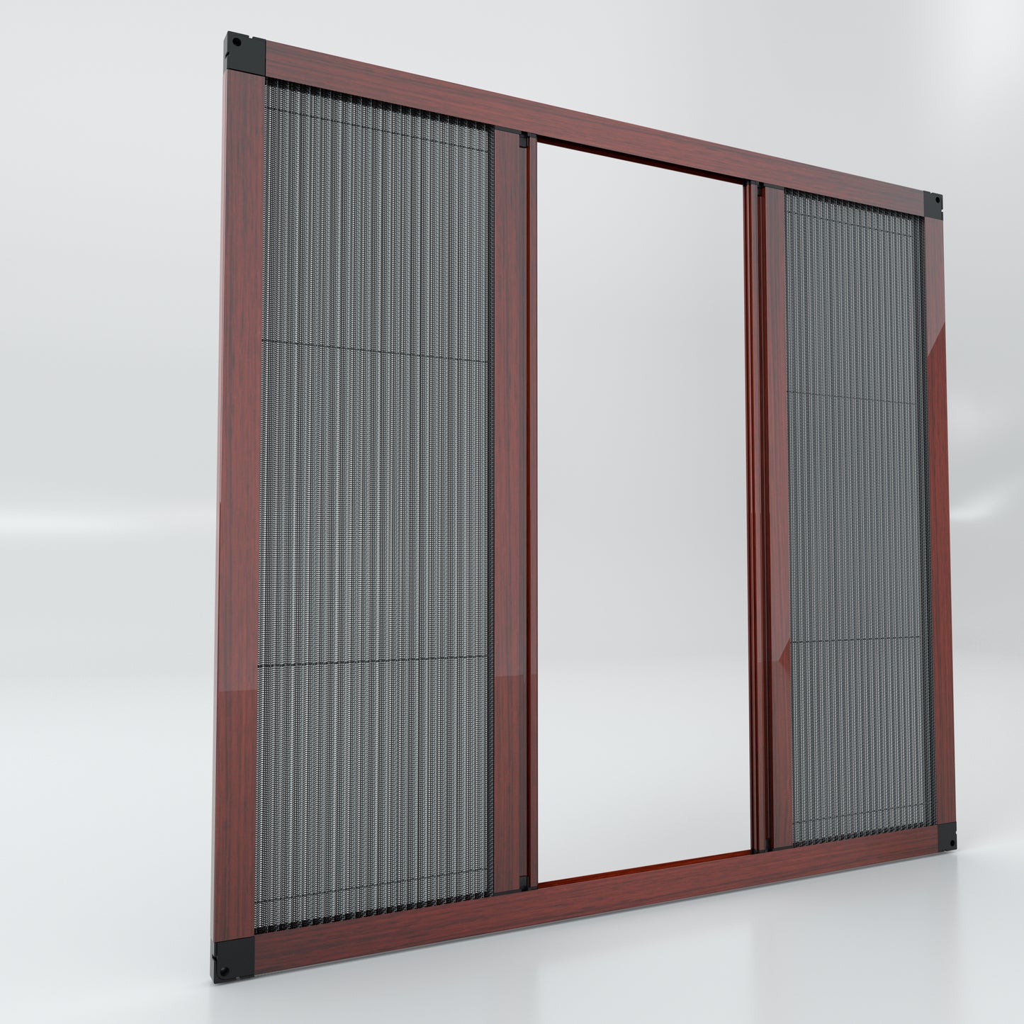 Double Sliding Pleated Fly Screen  - Made to measure