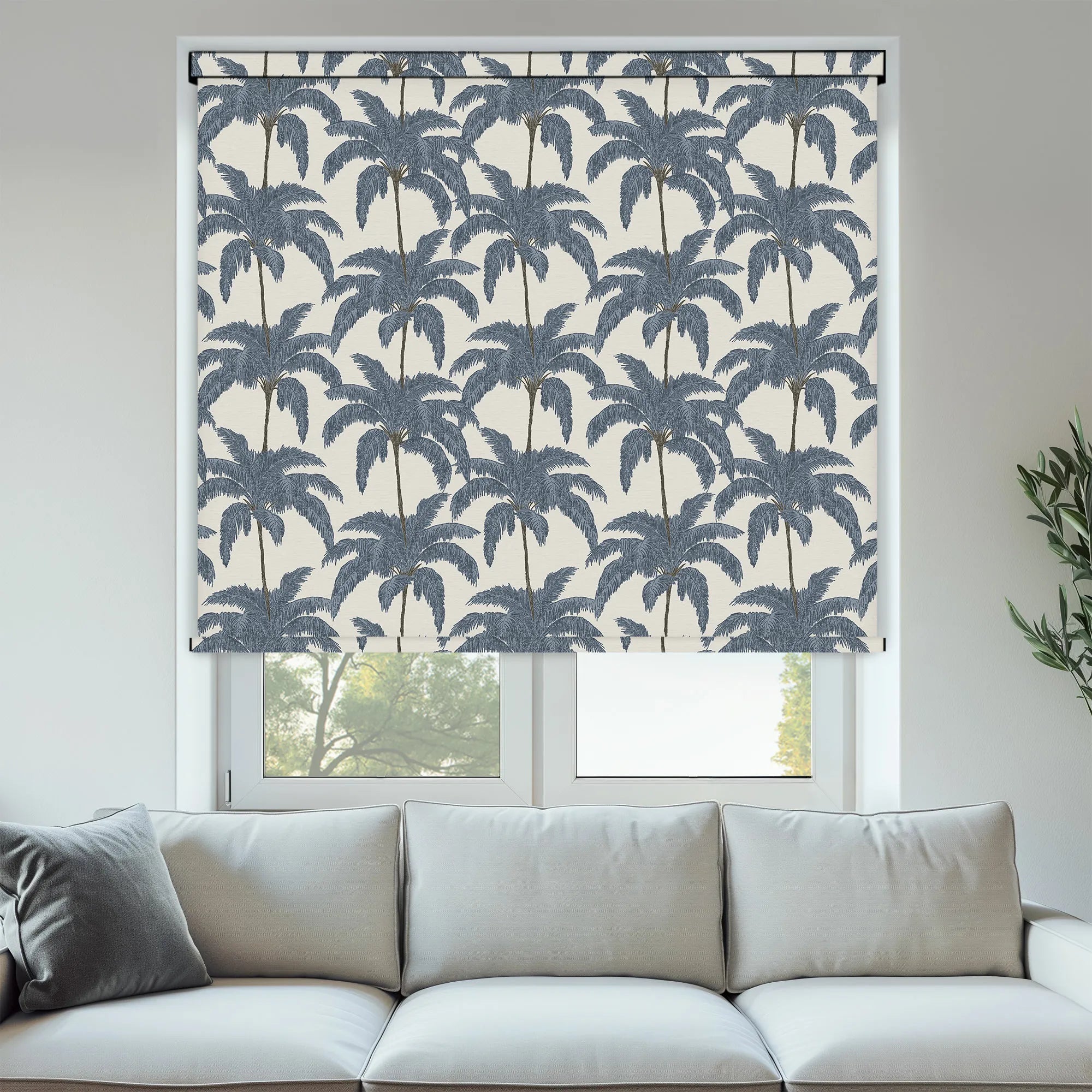 Vintage Palm Indigo
