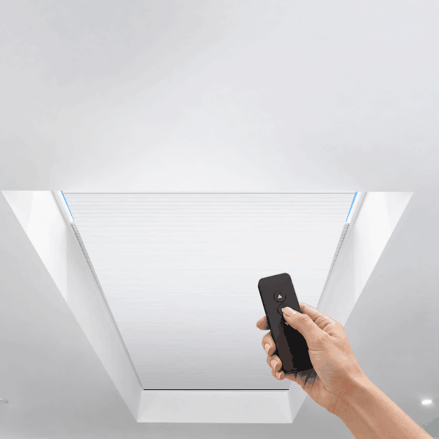 Electric Lantern Roof Blinds made-to-measure window solution